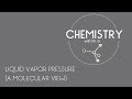 Vapor Pressure and Kinetic Energy Concepts