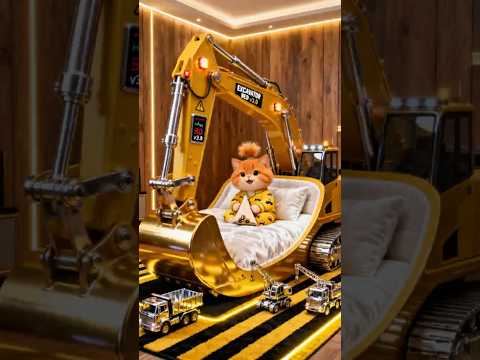 4 Kittens, 4 Crazy Rooms #cat #cat #funny #fyp #cartoons #comedyshorts