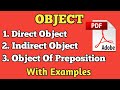 Identifying Objects in Sentences