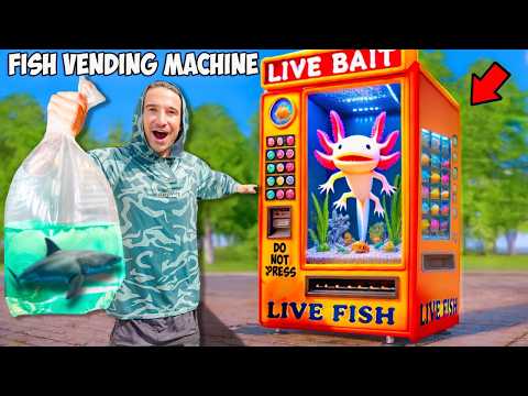 Buying Every Fish From the Live Fish Vending Machine... *creepy fish*