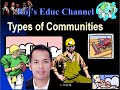 Types of Communities and Characteristics