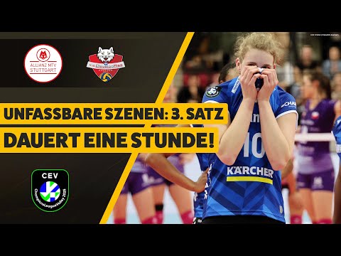 Der komplett irre dritte Satz von Allianz MTV Stuttgart - Developres Rzeszów | SDTV Volleyball