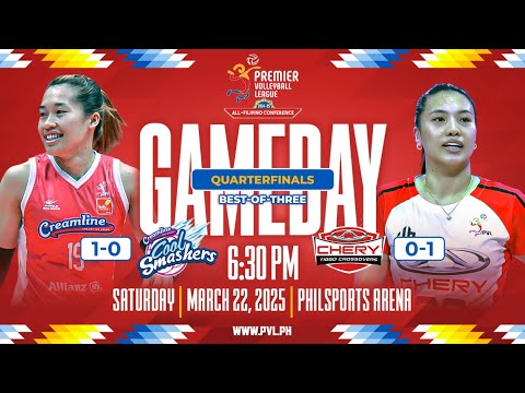 CHERY TIGGO vs. CREAMLINE - Full Match | Quarterfinals | 2024-25 PVL All-Filipino Conference
