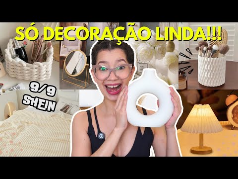 COMPREI ITENS DE DECORAÇÃO NA SHEIN!!!