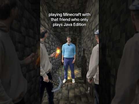 Bedrock just ain’t the same… 😂🔥 #comedy #videogames #minecraft
