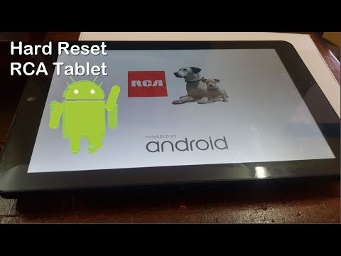 how to right click on rca tablet