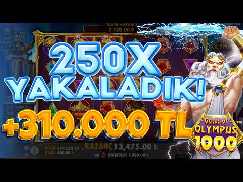 Gates Of Olympus 1000 Küçük Kasa ⚡ 250X Yakaladık ⚡ +310.000 TL  Küçük Kasa Slot Kazançları