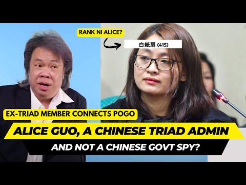 ALICE GUO, A TRIAD ADMIN AND NOT A SPY? | EX-TRIAD MEMBER CONNECTS POGO