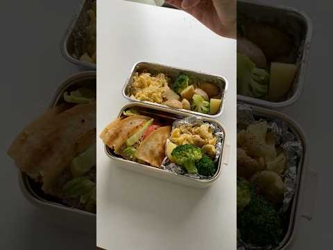 Half-dead after work, but still made him lunch in 15 mins #easyrecipe #lunchbox
