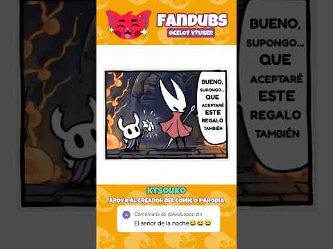 una flor para tí 😸 #humor #fandub #silksong #hollowknight