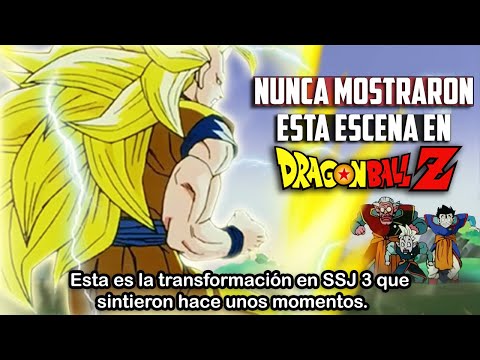 La ESCENA que OMITIERON de Goku SSJ 3 y NUNCA VISTE (Hasta ahora) en Dragon Ball Z