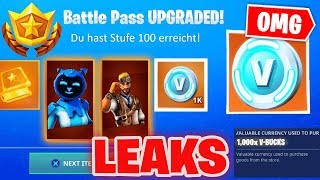 5 neue items im season 9 battle pass leaks skins items - fortnite battle pass stufe 100