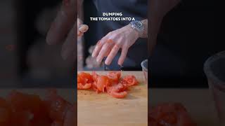 The iconic pasta all'amatriciana from Eat Pray Love