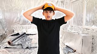 I FULLY COVERED Jason's Room in ALUMINUM FOIL PRANK