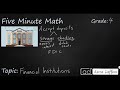 Exploring Functions of Financial Institutions