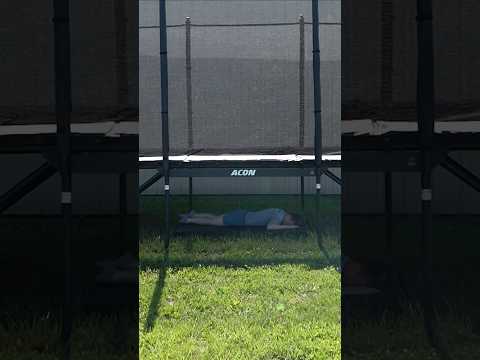 How to Fall Through The Trampoline...