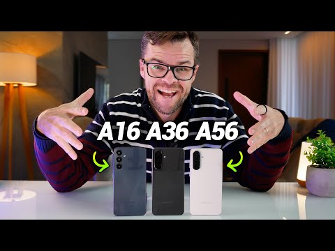 Galaxy A56 vs A36 vs A16: Qual VALE mais a pena em 2025?
