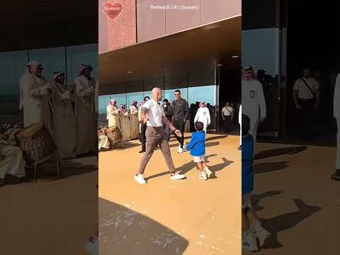 Cristiano Ronaldo and Georgina Rodriguez in Al Ula City, Saudi Arabia 😍✈ #cr7 #georginagio