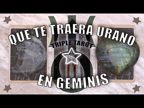 Quién te traerá Urano en Géminis? ♅⚡️✨🧿 Tarot interactivo atemporal