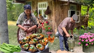 🍆 Фаршированные Баклажаны от Бабушки — Рецепт на Свежем Воздухе! 🌿🔥