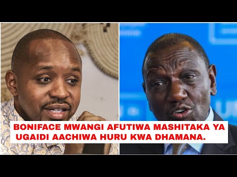 Boniface mwangi afutiwa mashitaka ya ugaidi nchini Kenya baada ya kukamatwa, aachiliwa huru