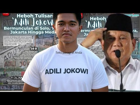 SEBERANI ITU KAH,.! MEMAKAI KAOS ADILI JOKOWI,.!! GIMANA INI PAK PRABOWO,.!!