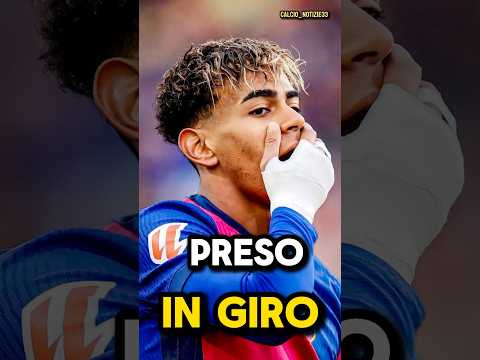 😨 Yamal preso in giro da Thuram! #calcio #football #sports #lamineyamal #barcelona