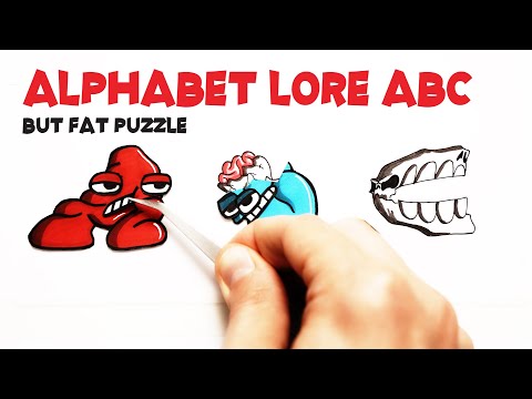 Alphabet Lore but FAT Puzzle