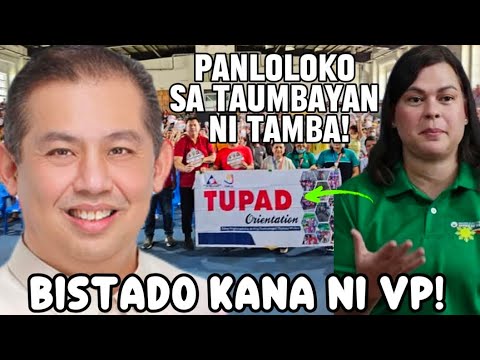 PANLOLOKO NI SPEAKER ROMUALDEZ SA TAUMBAYAN BISTADO NA!SI TAMBA ANG IMPEACHED HINDI SI VPINDAYSARA!