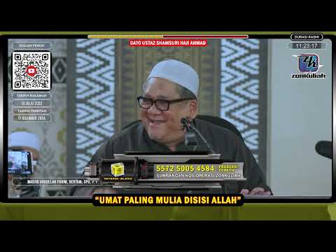 TAZKIRAH : Umat Paling Mulia Disisi Allah (Tiga Soalan Pendeta Yahudi) - Ustaz Shamsuri Ahmad