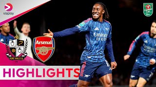 EBERECHI EZE MET ZIJN EERSTE GOAL VOOR THE GUNNERS!! 😍🔥 | Port Vale - Arsenal | EFL Cup 25/26