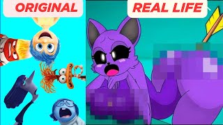 The best TikTok of CatNap Inside Out 2 REAL LIFE vs ORIGINAL/Poppy Playtime Chapter 3