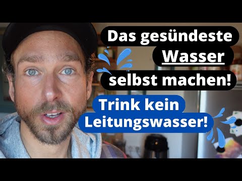 Das gesündeste Wasser- einfach selbst machen. Trink bitte kein Leitungswasser. Segne dein Wasser.