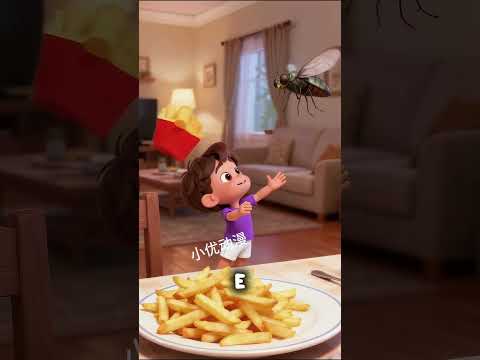 A mosca pegou a batatinha do Nino!