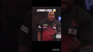138 finish by Leonard gates 🎯#shorts #darts #shortsfeed #sg #ytshorts #hamukaka