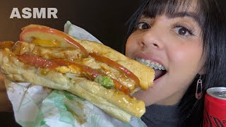 ASMR COMIDA - SUBWAY DE FRANGO TERIYAKI ( Mukbang Brasil ) EATING SOUNDS