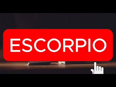 ESCORPIO!!! WAO! TE PIENSA DÍA Y NOCHE, TE ADORA, TE VA A LLAMAR Y A BUSCAR