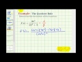 Understanding the Quotient Rule and Derivative Simplification