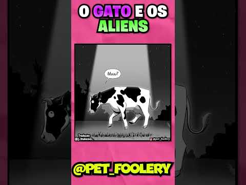 Pet Foolery e Os Aliens pegaram o Gatinho #fyp #dublagem #tirinhas  #fandub #comic