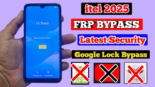 All Itel Google Lock Bypass 2025 | All Itel Frp Bypass 2025 | All FRP Unlock | Frp Bypass Without PC