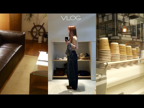 [VLOG]部屋の模様替えPart2_新しいラグとテーブル/ ポップアップの様子 / 東京購入品.COS,ヴィンテージショップ
