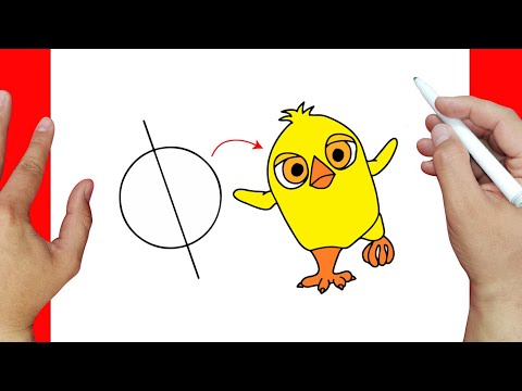 Cómo dibujar al Pollito Pío de la Granja de Zenón | Dibujos fáciles