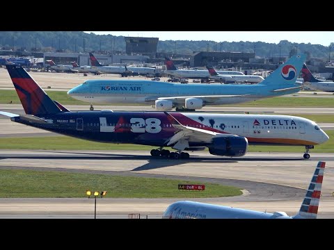 The World Busiest Airport ! Atlanta (ATL) 🇺🇸 Plane Spotting / Rush Hour ! Hartsfield-Jackson