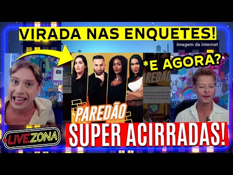 🚨VIRADA NAS ENQUETES do PAREDÃO do BBB25🔥QUEM VAI PRO QUARTO SECRETO? GRACYANNE e GIOVANNA ACIRRADAS