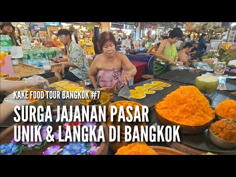 Thai Street Food Bangkok #7 - Rare Ancient Thai Street Food Desserts in Bangkok