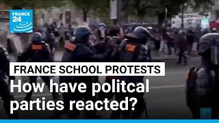 YouTube video thumbnail:  As Elections Near, How Are French Political Parties Reacting to Student Protests?