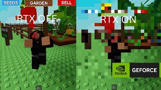 GROW A GARDEN WITH RTX ON...