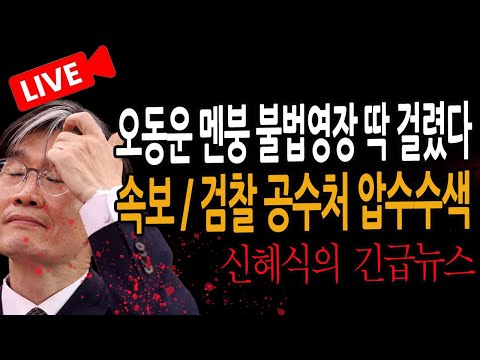 (신혜식의 긴급뉴스) 충격 속보! 검찰 공수처 압수수색! / 2025.02.28