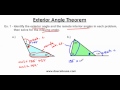 Exploring the Exterior Angle Theorem
