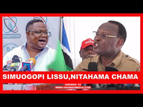 "SIMUOGOPI TUNDU LISSU ,NIKISHINDWA NITAHAMA CHAMA ,NITAKUWA MSHAURI" MBOWE ATOA TAMKO HADHARANI